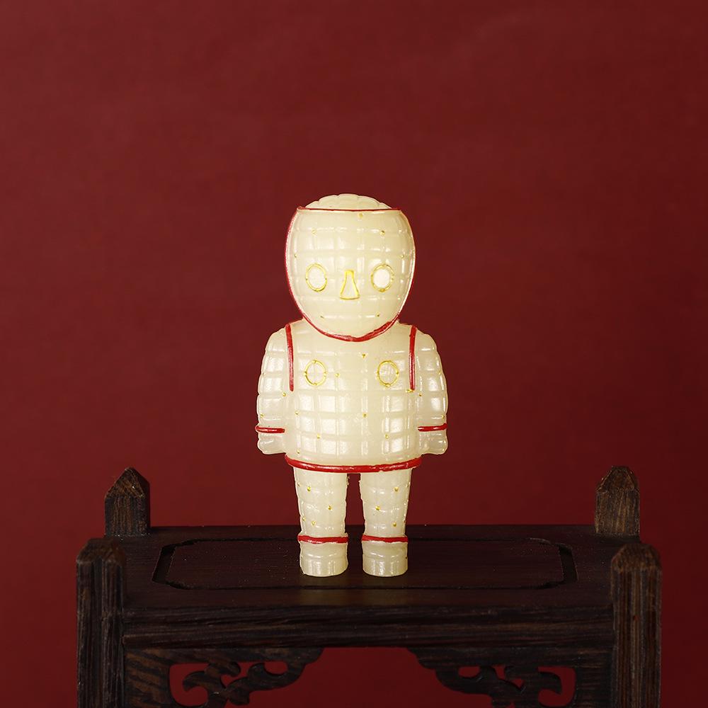 

Gold Jade 3D Fridge Magnet: Xuzhou Museum Cultural Souvenir