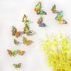 12 Peças 3 Camadas Asa Borboleta Decoração de Parede Removível 3D Borboleta Oca Adesivos de Parede para Artesanato Casa Quarto Chá de Bebê Festa de Aniversário Decoração de Bolo