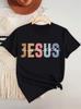Jesus The Way Truth Life Print Unisex Tshirt Casual Short Sleeve Tee All Season Comfort Ladies Top T Shirt Daily Wear Streetwear