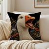 Scream Animals Retro Kissenbezug Atmungsaktiv Bio-Kurzplüsch Kissenbezüge Maschinenwaschbar Knitterarm Weich Langlebig
