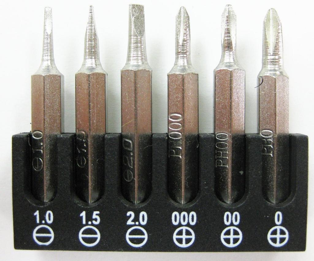 Ichinen Access 13968 Interchangeable Screwdriver with Micro Precision Special Bit Set P.Tool 2-Way 21-Piece
