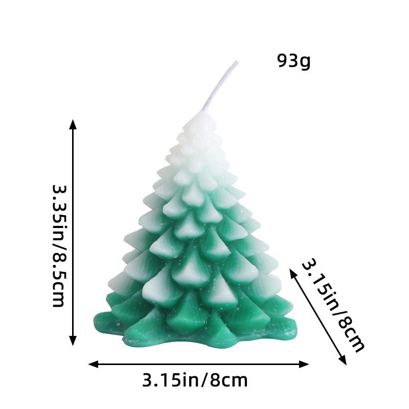 Christmas Tree Style Candles, Christmas Candles for Decoration, Christmas Gifts for Childs and Friends