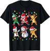 Dabbing Weihnachtsmann Elfen Freunde Weihnachten Jungen Mädchen Männer Xmas Dab T-Shirt