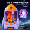 Mini Claw Crane Doll Game Machine Space Rocket Crawler, Ball Pincer, Egg Twister - Halloween/Christmas Gift To Win Prizes!