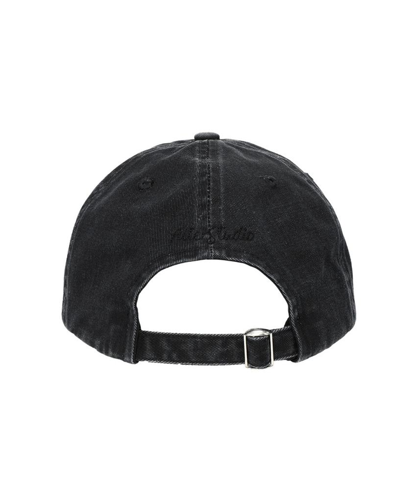 ALTER STUDIO Washed Logo Ball Cap_Charcoal