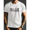 T-shirt homme col rond manches courtes imprimé coton t-shirt confortable homme