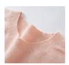 2025 Autumn/Winter Women's Seamless Knit Wool Sweater - Round Neck, Loose Fit, Plus Size, Long Sleeve Top