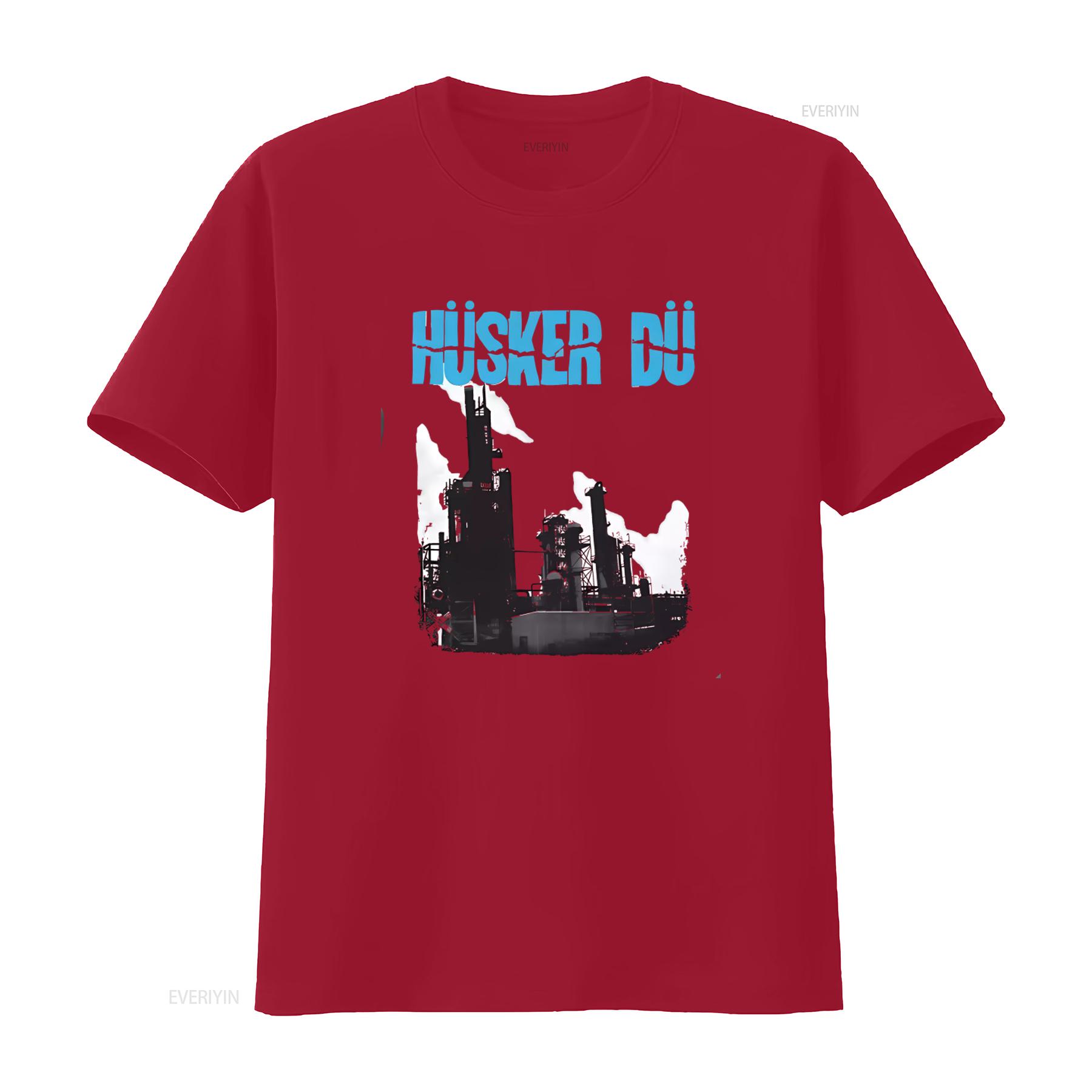 

Husker Du Dont Want To Know If You Are Lonely Print Grey T Shirt Rock Band Inspired Design for Music Fans vintage Washed S