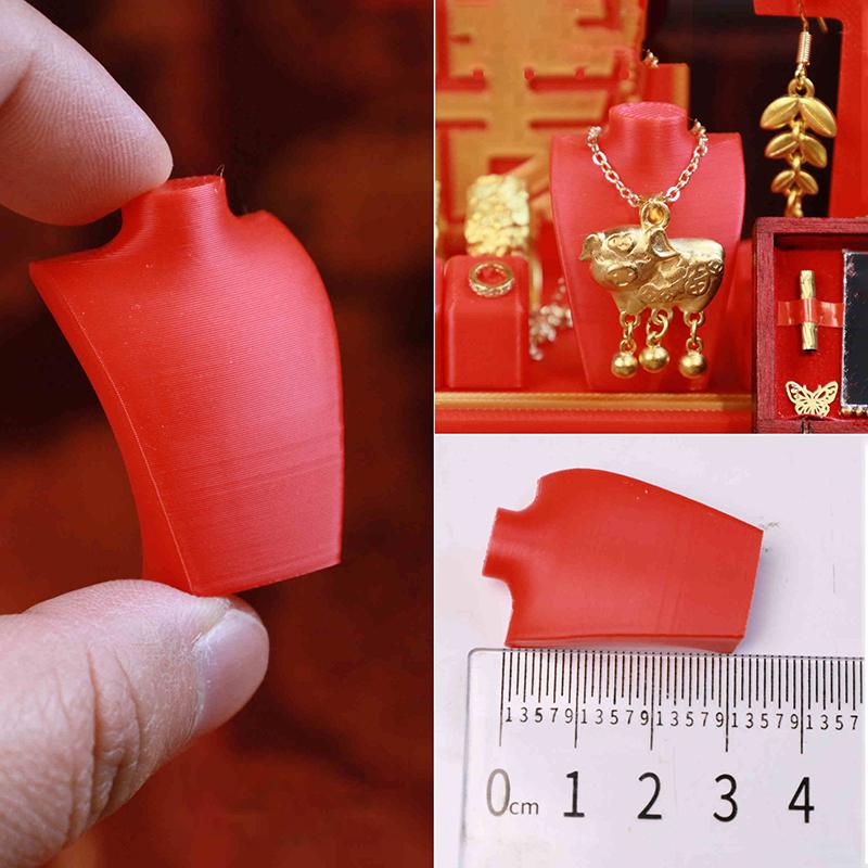 

1/12 Кукольный домик Миниатюрный в стиле вестерн Шкатулка для демонстрации ювелирных изделий Моделирование ожерелья Модель Игрушка Мини Украшения Аксессуары для кукольного домика as the picture