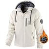 Veste à capuche tendance Automne/Hiver en Coton, Doublée Velours, Épaisse pour la Chaleur - Manteau Décontracté pour Couples