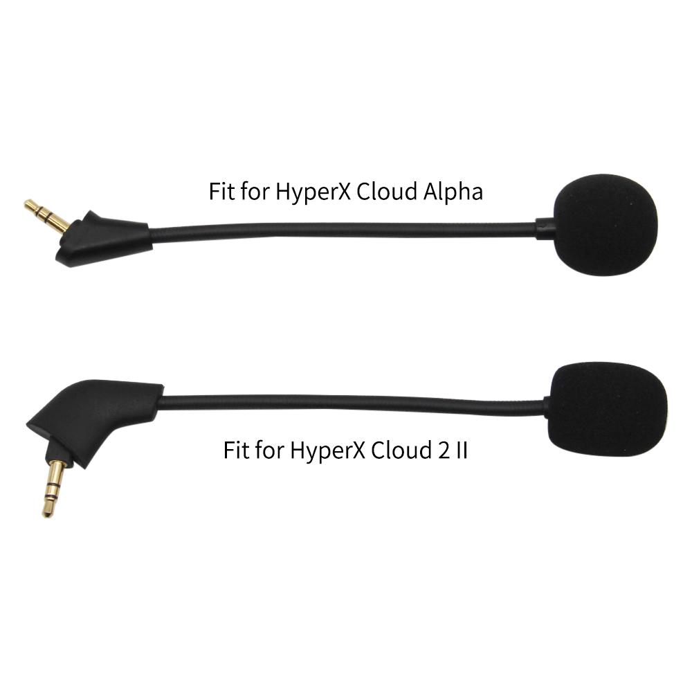 Replacement Game Mic 3.5mm Microphone for Kingston HyperX Cloud Alpha S Cloud9 C9 Edition Gaming Headsets Headphones