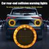 For Roadside Safety Yellow,white,red Solar Tail Light Car Tail Light High-brightness Flashing Three Flashing Modes