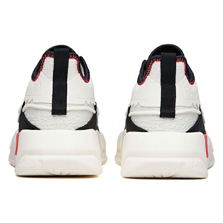 Anta Lifestyle Series Reject Mediocrity Spliced Casual Low-Top Sneakers Men Sneakers Black White Red 112138084-2