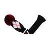 Scott Edward Golf Club Headcover Set Fairway Wood Hybrid with Knit Pom Pom Design The Perfect Change for Your Golf Bag (Driver #1, #3, #5, Utility,