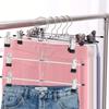 10pcs(1set) Pants Racks Wind Proof Multi-purpose Skirt Racks for Clothes Drying Trousers Wardrobe Clip Anti-slip Clothes Hanger