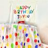 Disposable PEVA Cartoon Balloon Tablecloth - Oil-Proof, Thickened for Birthdays & Kindergarten Parties