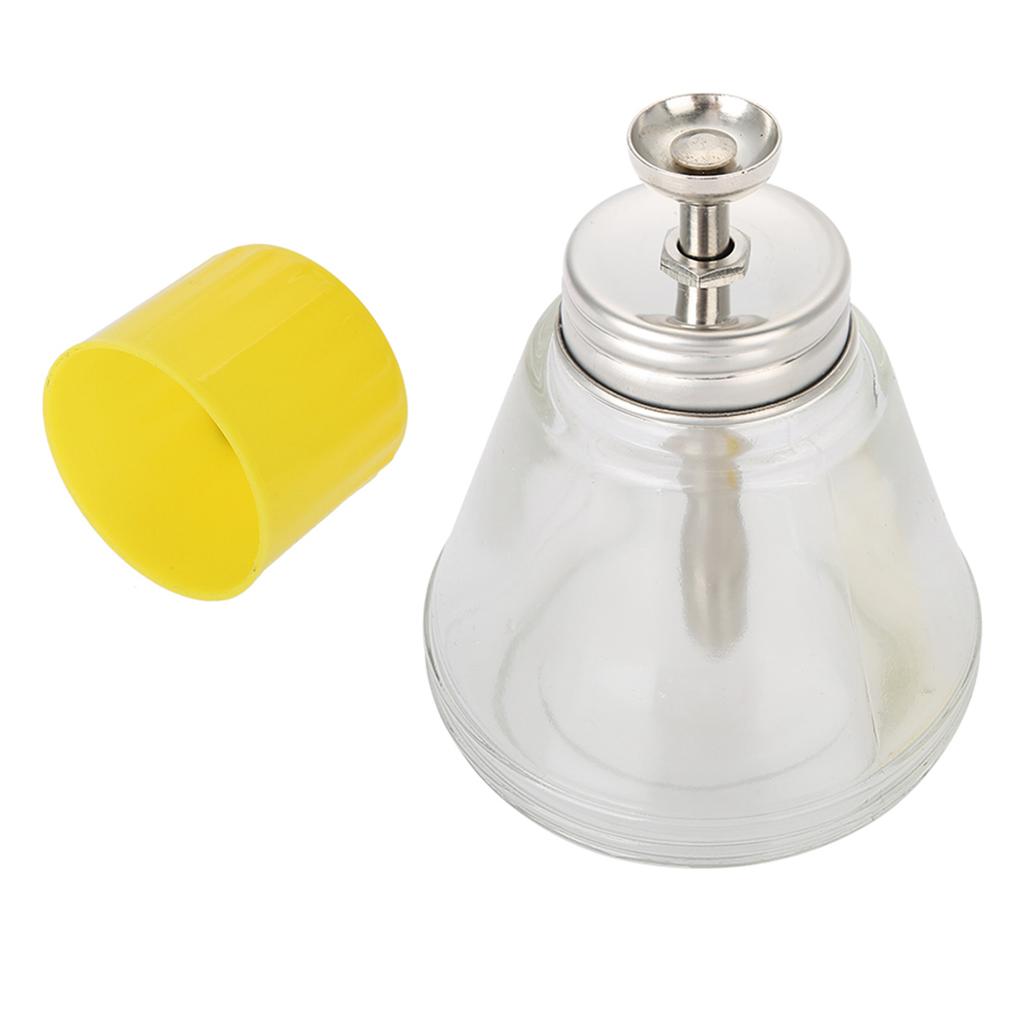 180ml Nail Art Pump Dispenser Empty Bottle Liquid Container Glass Alcohol Pressing Bottle