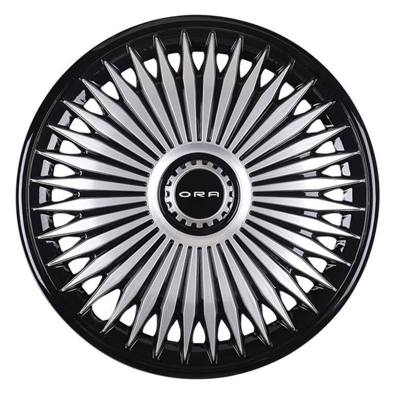 15-Inch Wheel Cover for Great Wall ORA R1 Black/White Cat Iron Hubs