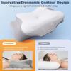 Neck Pillow for Back and Side Sleepers, Memory Foam Pillow, Cooling Removable Pillowcase, Breathable, Ergonomic Neck Support