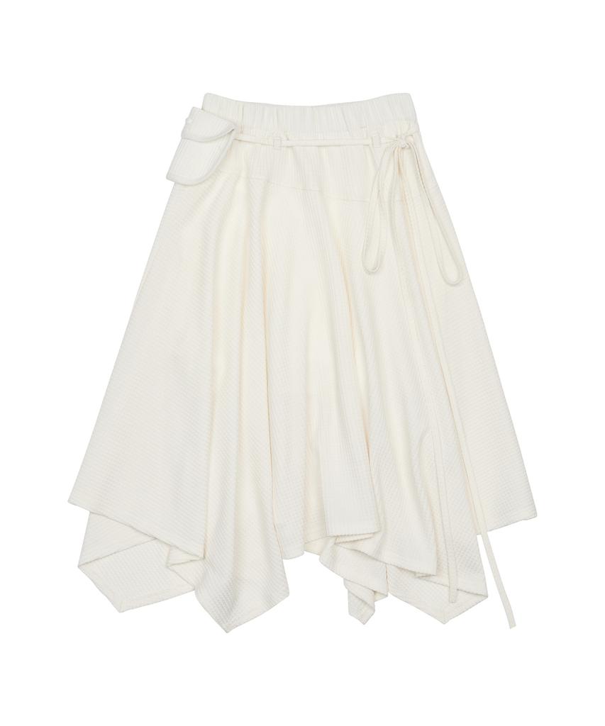 Love Is True Gt Pocket Midi Skirt(Ivory)