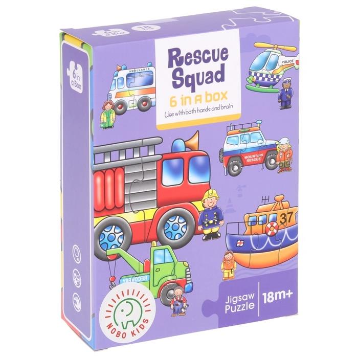 Baby Puzzle Emergency Vehicles Fire Department Helicopter Ambulance Tow Truck