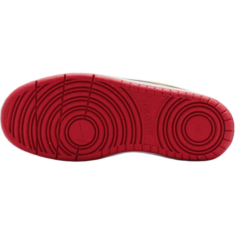 Nike Court Borough Low Recraft GS Weiß University Red Kindersneaker Metallisch-Gold DV5456137