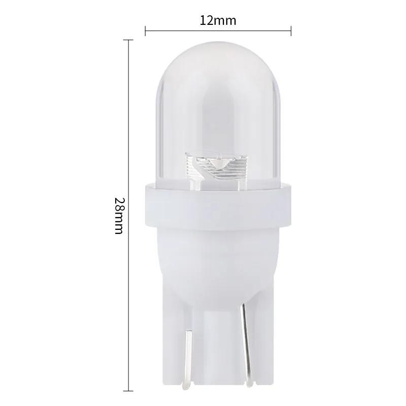10/30Pcs Car Lights T10 LED Bulbs Car Dome Reading Lights Clearance Light Parking Bulb Wedge Side Bulbs Lamp White LED 12V