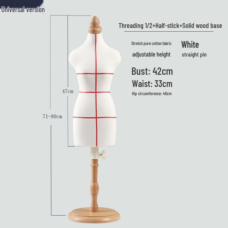 Mini Female Draping Mannequin for Student Tailoring