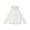 New X V&A BOWUGUAN , LIANMINGKUAN Puffer Jacket Women's Cloud White F11W418901F-WT