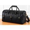 Handmade Leather Duffle Bag with Shoe Compartment Personalized Large Weekend Bag Vacation Holidays Travel Bag Best Men Gift Groomsmen Gift