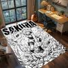 Covor Personaj Anime Naruto pentru Sufragerie Dormitor Decor Acasă Covor Cool Film Covor Joacă Podea