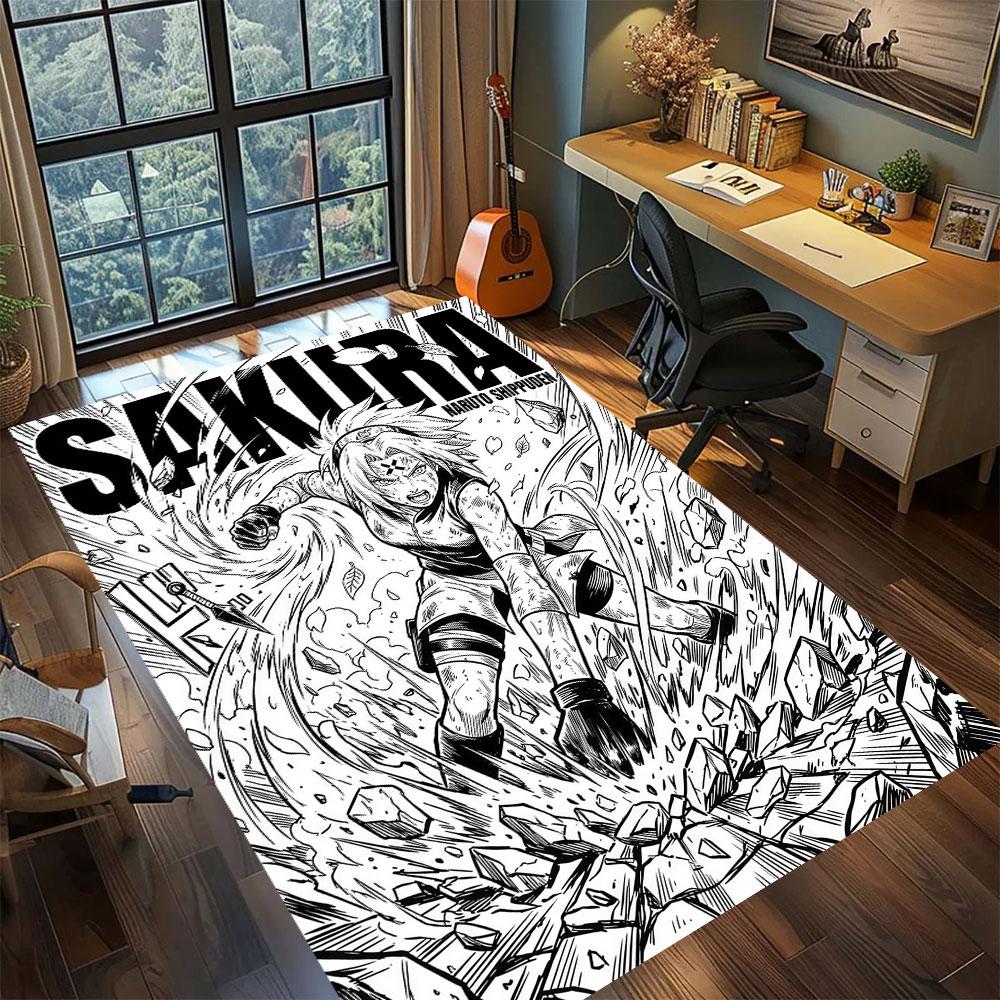 Covor Personaj Anime Naruto pentru Sufragerie Dormitor Decor Acasă Covor Cool Film Covor Joacă Podea