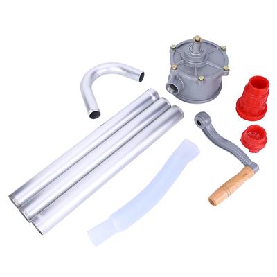 Aluminum Alloy Rotary Hand Crank Oil Barrel Drum Pump Pumping Diesel Fuel Tool