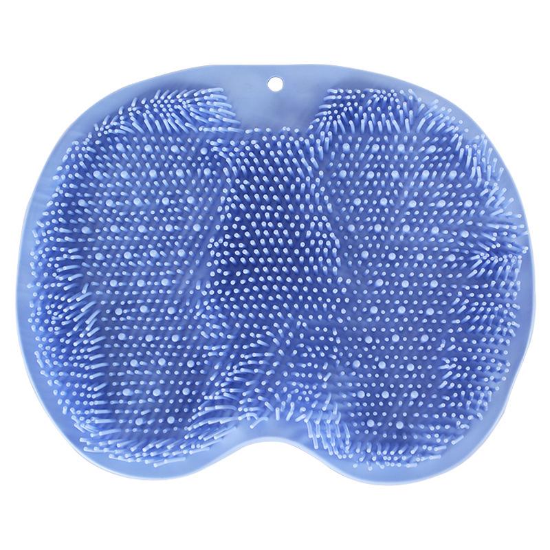 Non-Slip Silicone Bath Scrubber - Back and Foot Massage Pad