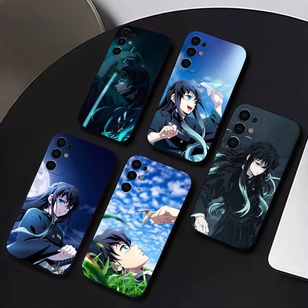 M-Muichiro ANIME T-Tokito Phone Case For Samsung S25,S24,S21,S22,S23,S30,Ultra,S20,Plus,Fe,Lite,Soft Black Cover