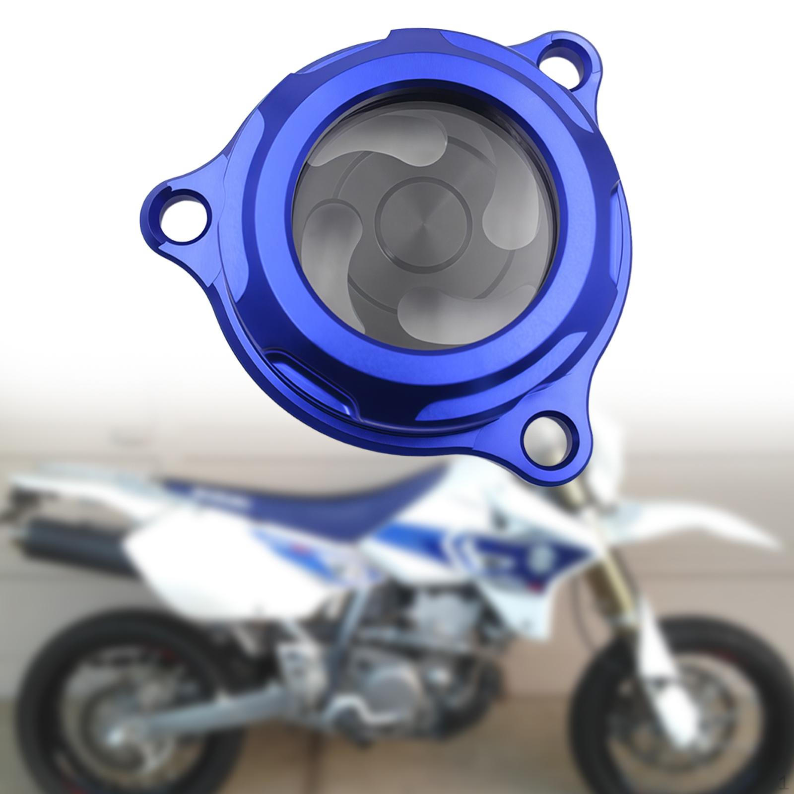 

Крышка очистителя моторного масла Премиум из алюминиевого сплава 75 мм Прозрачная Замена для Drz400SM Удобная синий