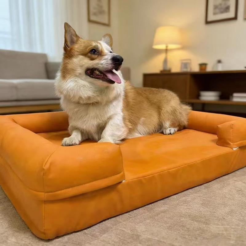 Large Waterproof Dog Bed Sofa Luxury Washable Removable Dog Beds Puppy Elderly Dogs Bed Care Paralyzed Rehabilitation Pet Sofas