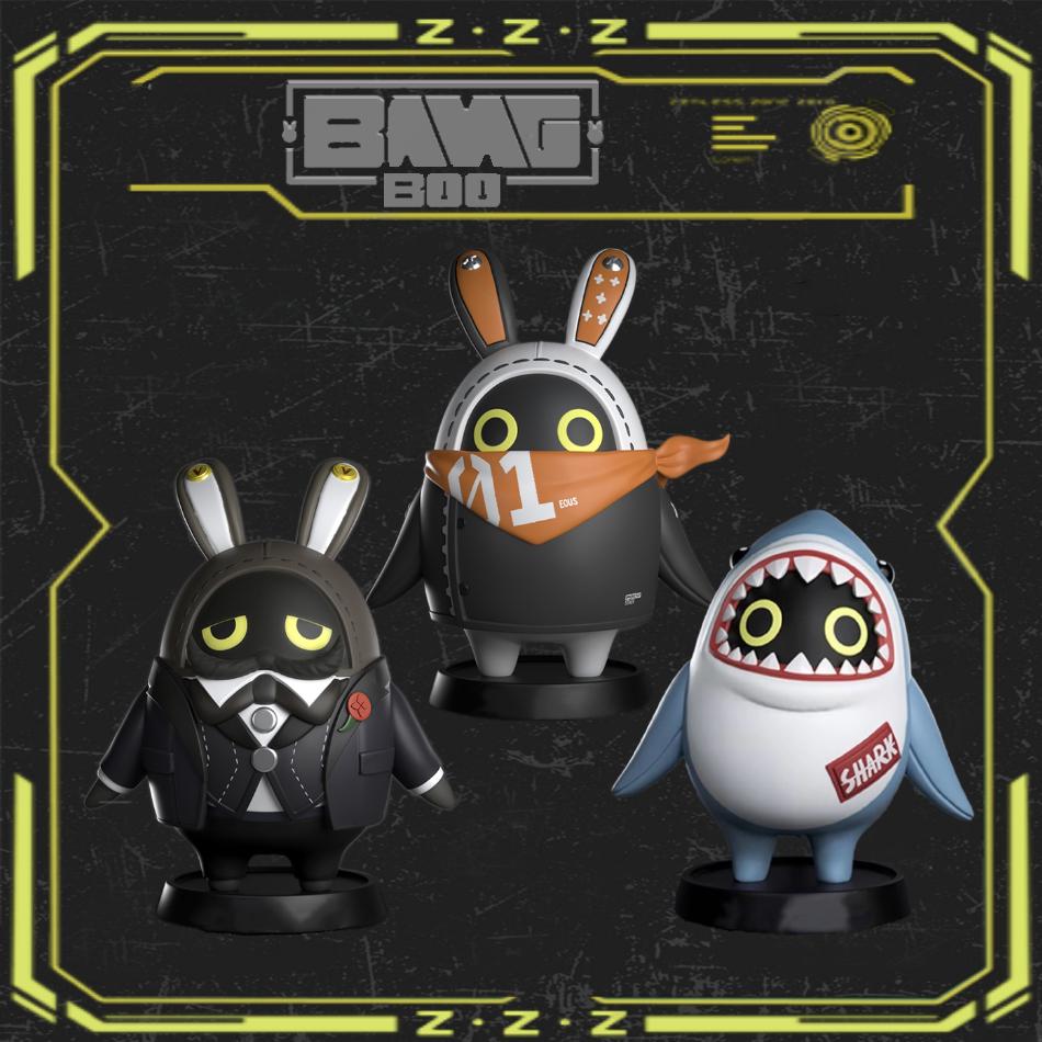 Game Zenless Zone Zero Anime Figure Toy Bangboo EOUS Sharkboo Amillion Cute Cartoon Accessories PVC Collection Decor Model Toys