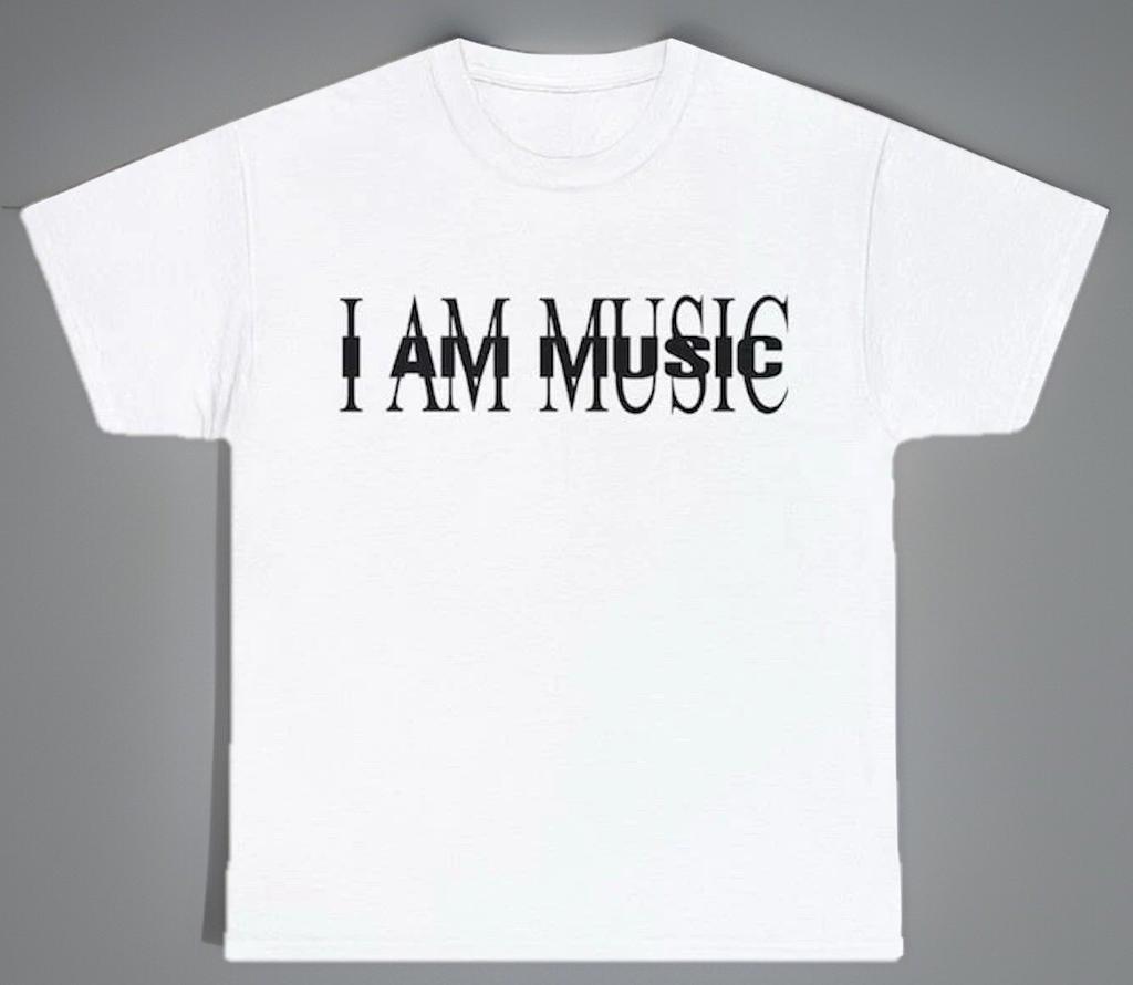 Regalo di Natale Playboi Carti I Am Music T-shirt da Uomo Unisex Maglietta Nera 23D981