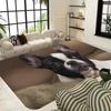 Anime French Bulldogs Floor Mat Cheaper Anti-slip Modern Living Room Balcony Printed Bedside Mats