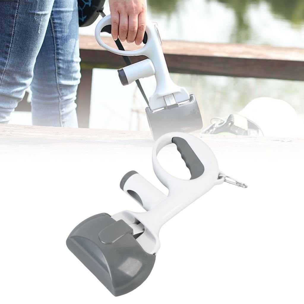 Portable Dog Waste Picker Pet Poop Grabber Cleaning Tool for Outdoor Walking Camping Picnic