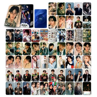 Skzoo 92Pcs Lomo Card Straykids New Album Double-Sided Small Card High-Definition Color Printed Photo Card Ins Support Card