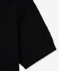 BLOND9 Soft Cropped Round Short Sleeve Knit_Black