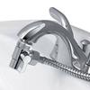 Household Faucet Diverter Valve 1 Way 1/2 Inch Single Shut Off Valve 4 Point Water Separator Switch for Kitchen Bathroom Sink Tap
