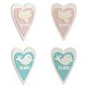 Heart Shape Mold Lightweight Plaster Mold Diy Craft Mold White For Home Decoration Art Projects Gift Making