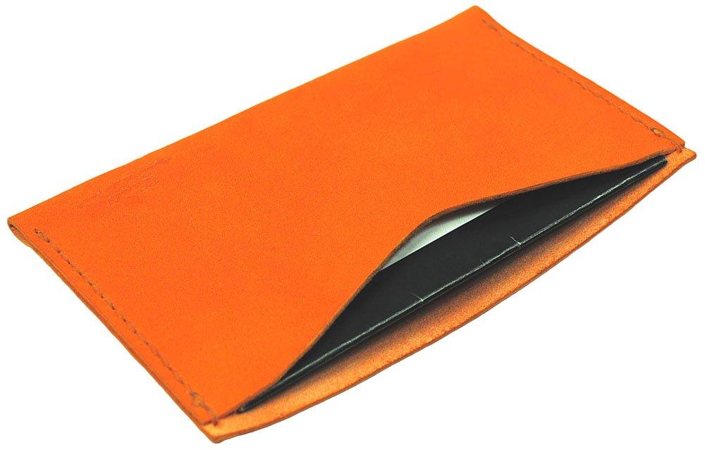 Zenith Natural Leather Passbook Case Light Orange B-0129,