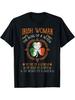 Irish Woman Soul of a Witch Irish Flag Shamrock T-shirt