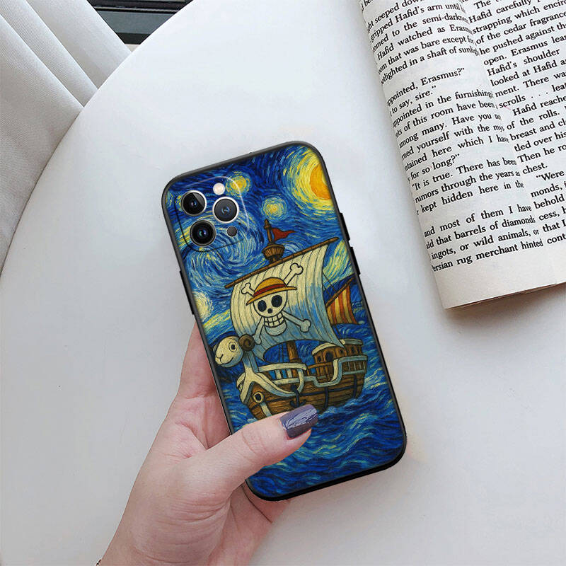 MH114 One Piece Cortoon Phone Shell Case for iPhone 7 8 11 12 13 14 15 16 17 16E XS Pro Max XR X SE Air
