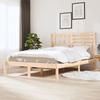 Vidaxl Bed Frame, Solid Pine Wood, 140X190 Cm