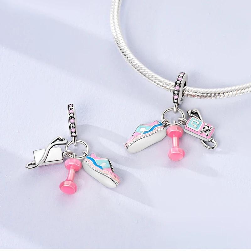 Charms New Copper Charms Beads Pendants Fit Original Bracelets Diy Charm Women Jewelry Making